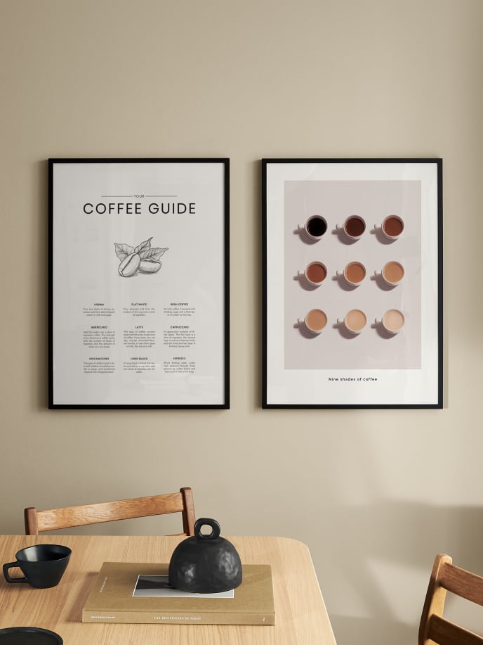 Shades Of Coffee Poster