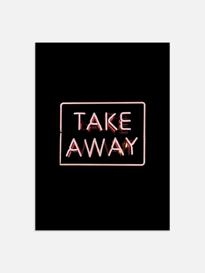 Take Away Plakat