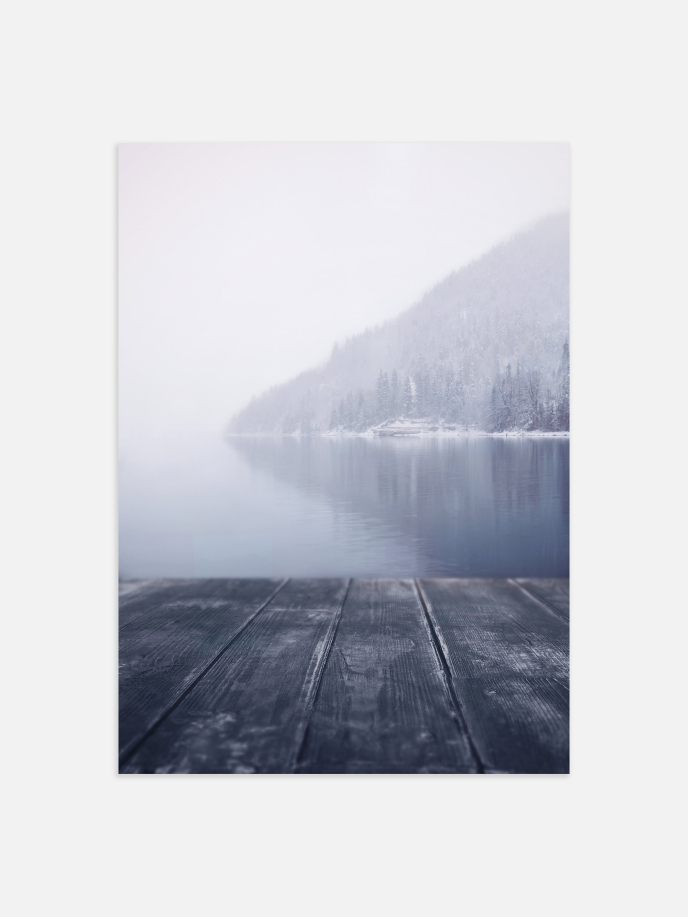 Foggy Winter Poster