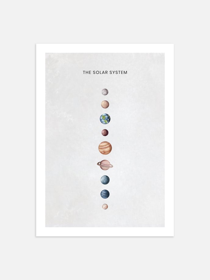 Solar System Plakat