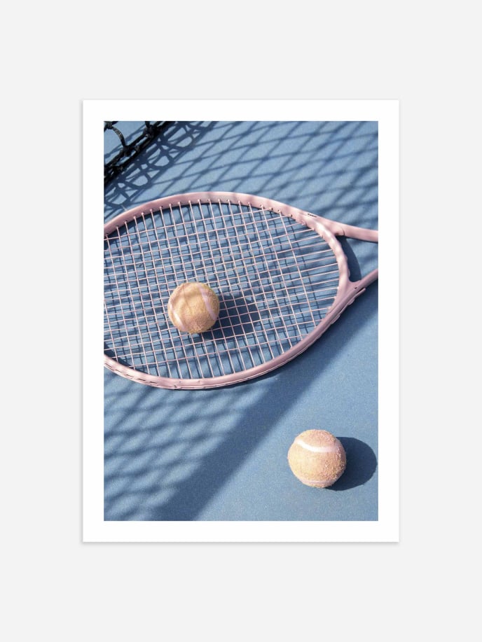 Pink Tennis Plakat