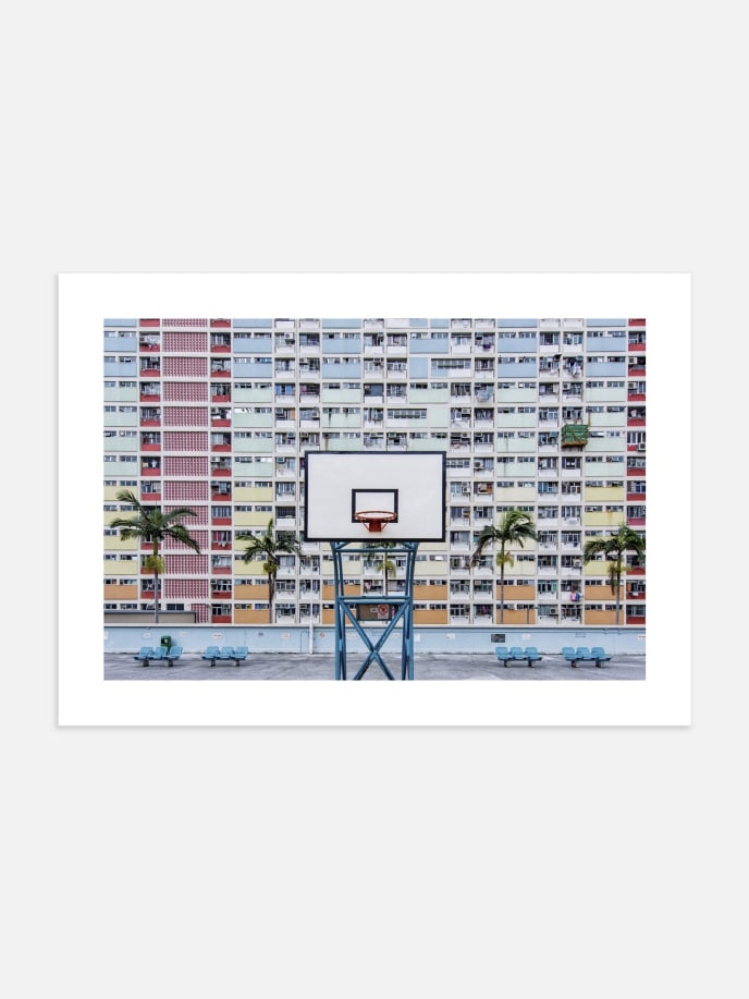 Basket Court Poster