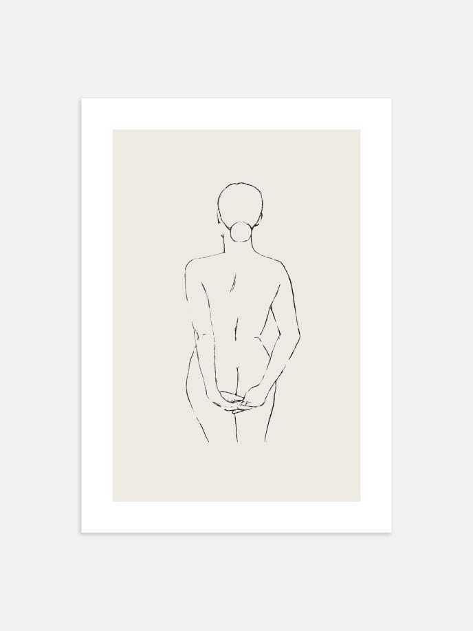 Naked Sketch No.2 Poster
