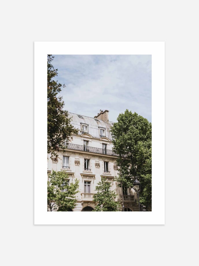 House in Paris Plakat