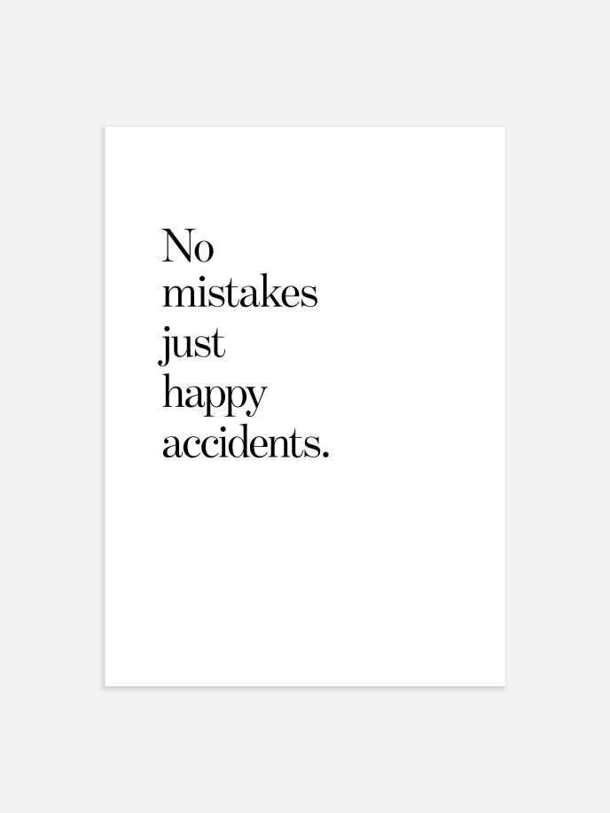 No Mistakes Poster