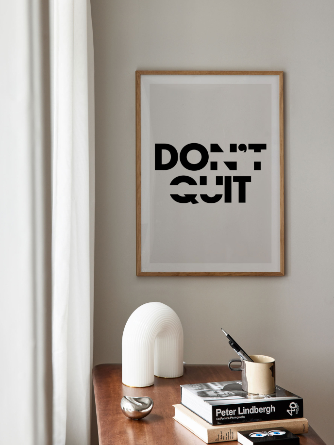 Don’t Quit Poster