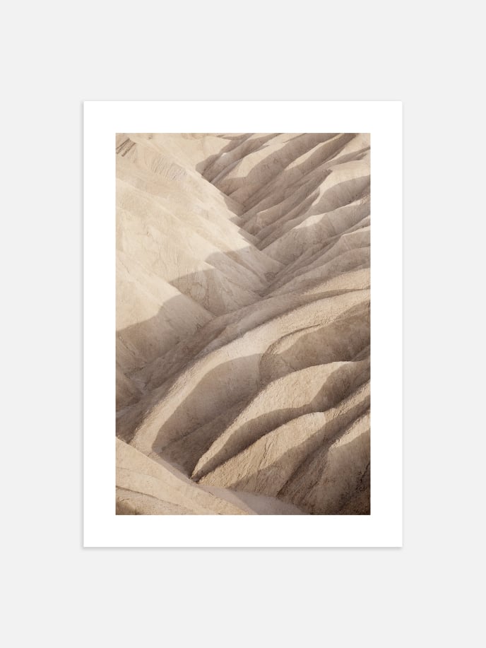 Abstract Sand Dunes Poster