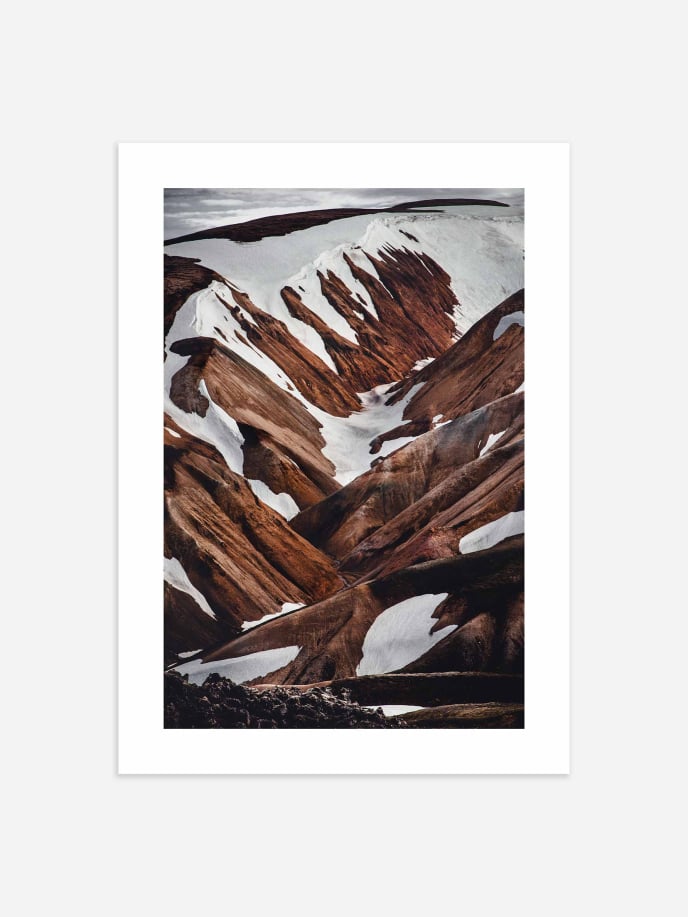 Snowy Mountains Poster