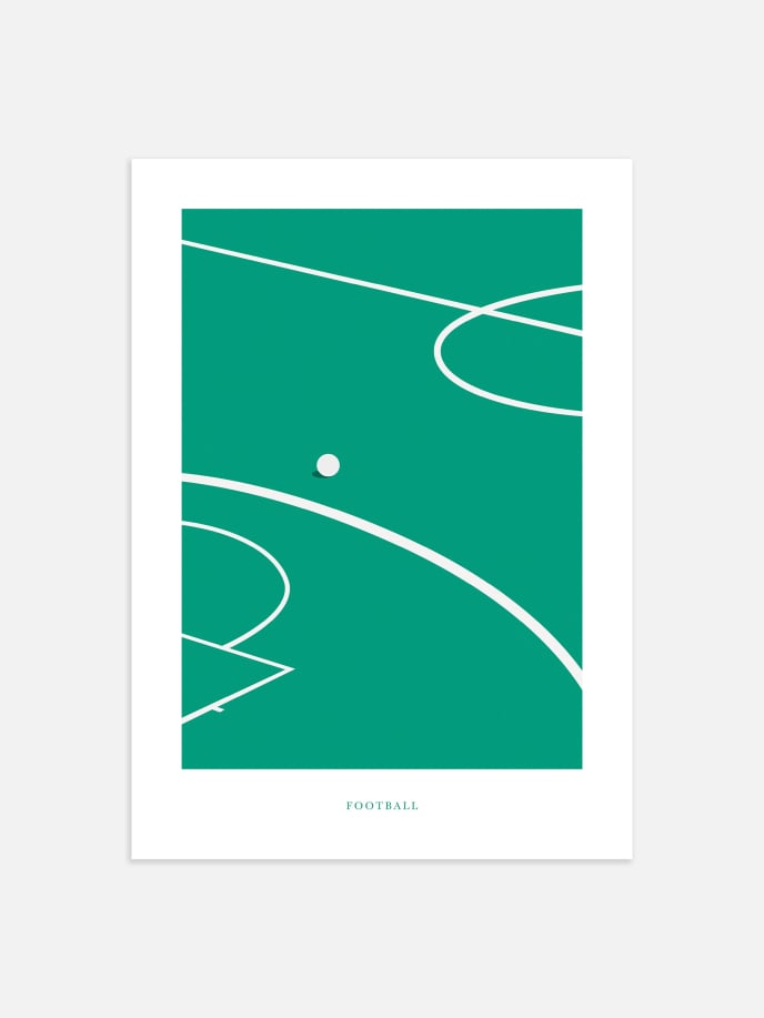 Graphic Football Poster