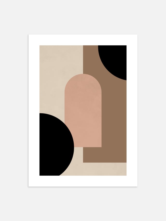 Geometric Forms No.1 Poster