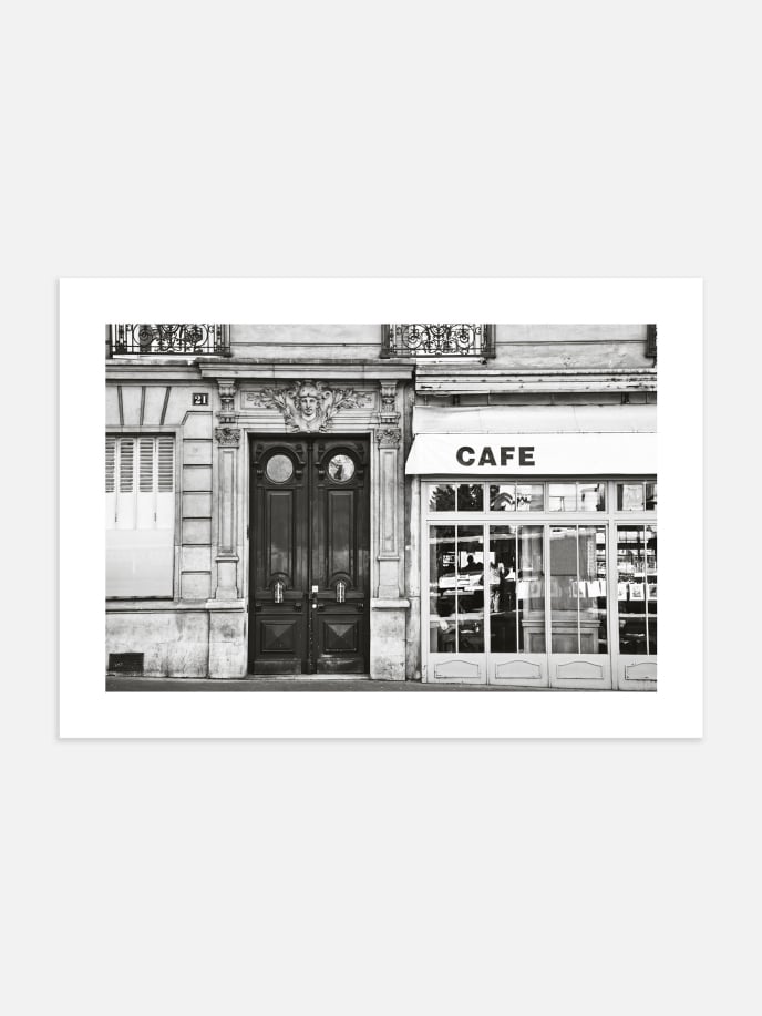 Café in Paris Plakat