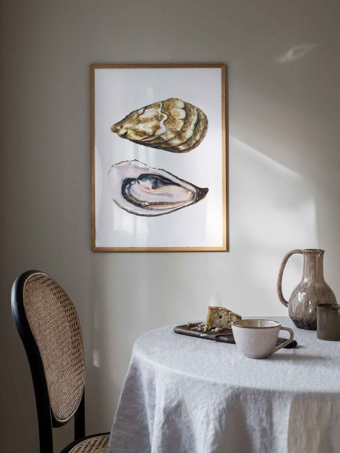 Watercolor Oyster Plakat