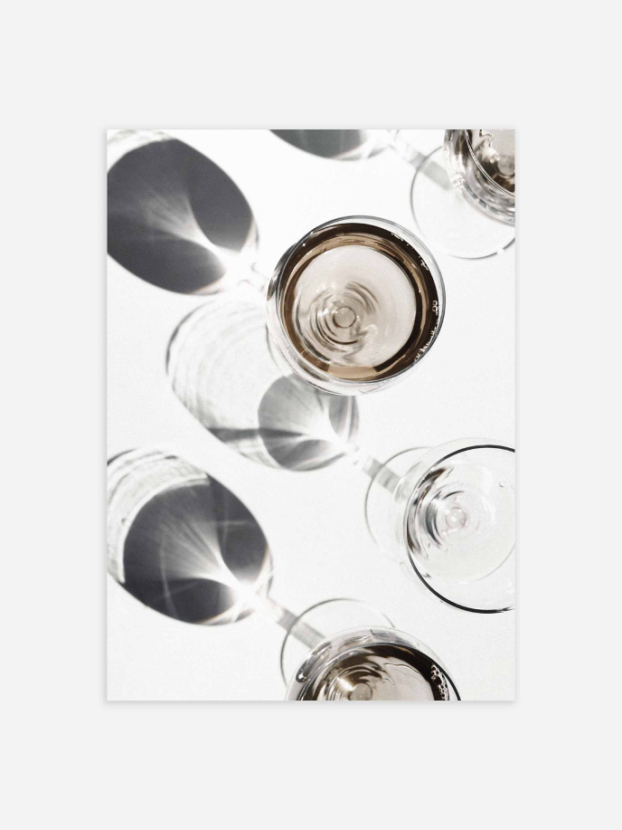 Wine Glasses Poster
