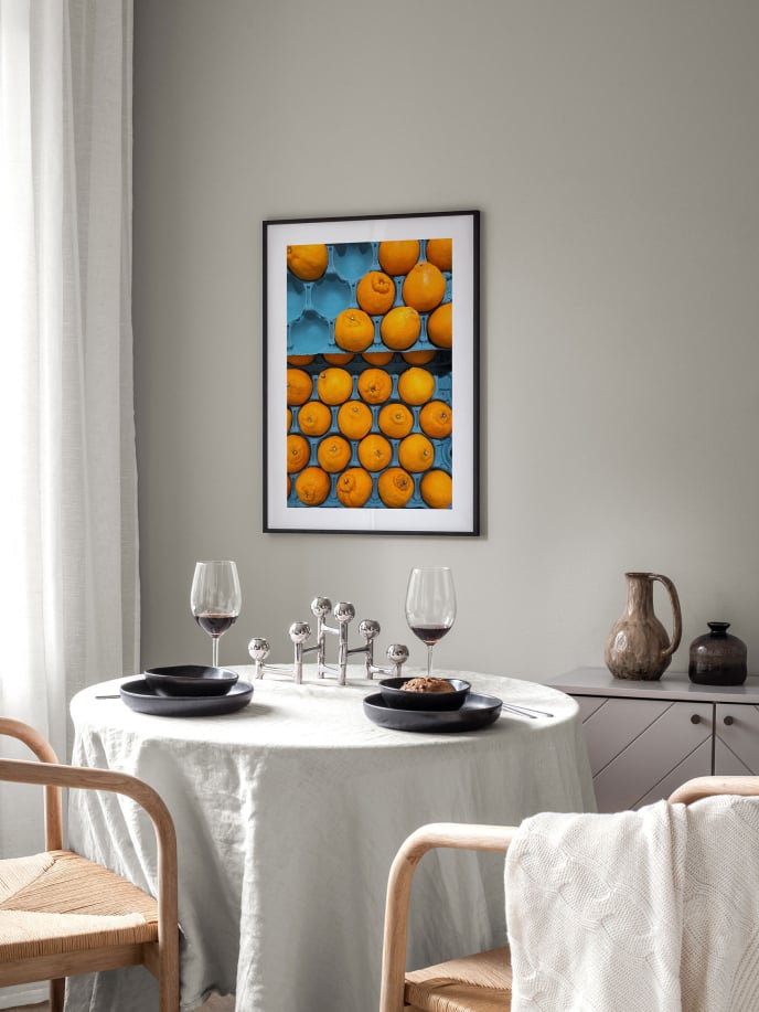 Oranges in Box Poster