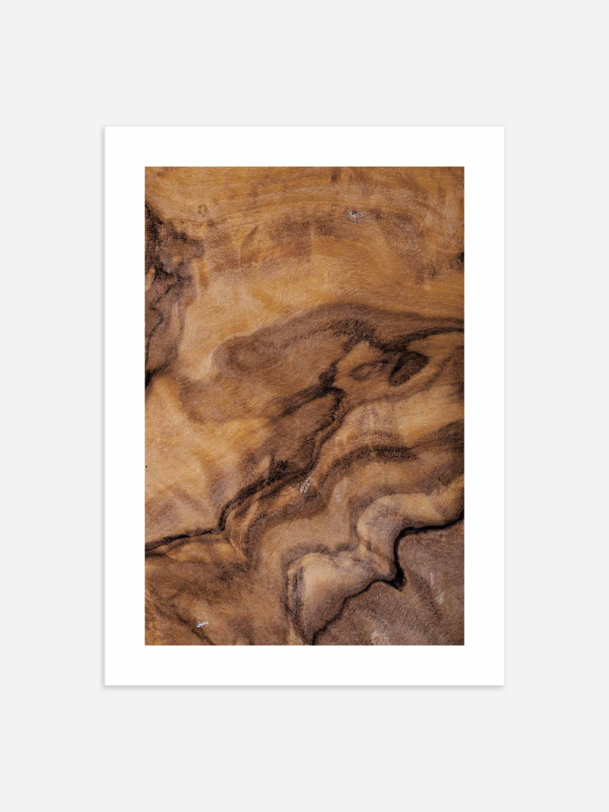 Abstract Wood Poster