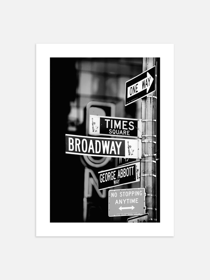 New York Directions Poster