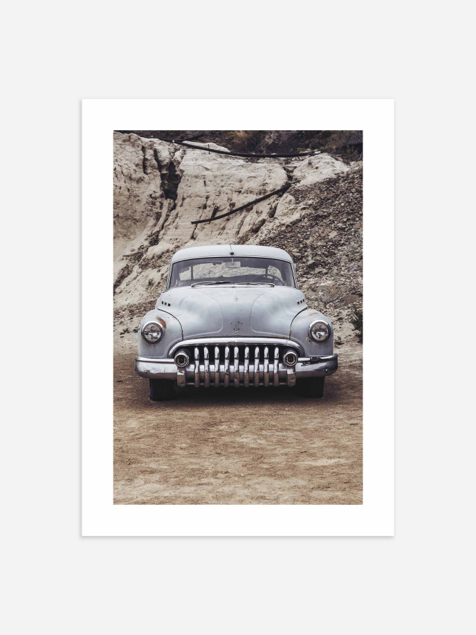 Abandoned Car Poster