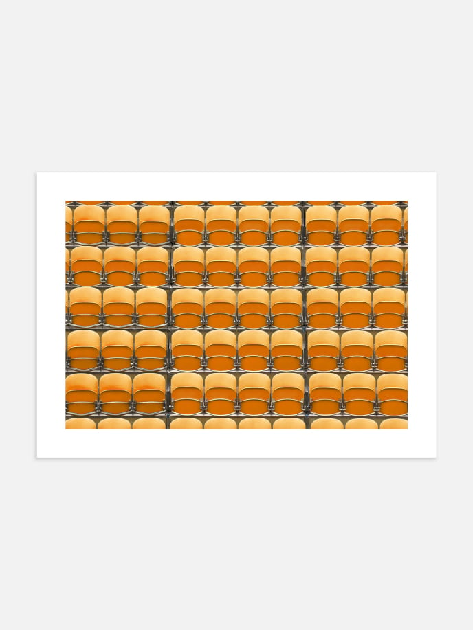 Orange Seats Poster