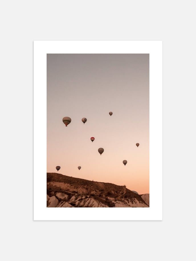 Hot Air Balloons Poster