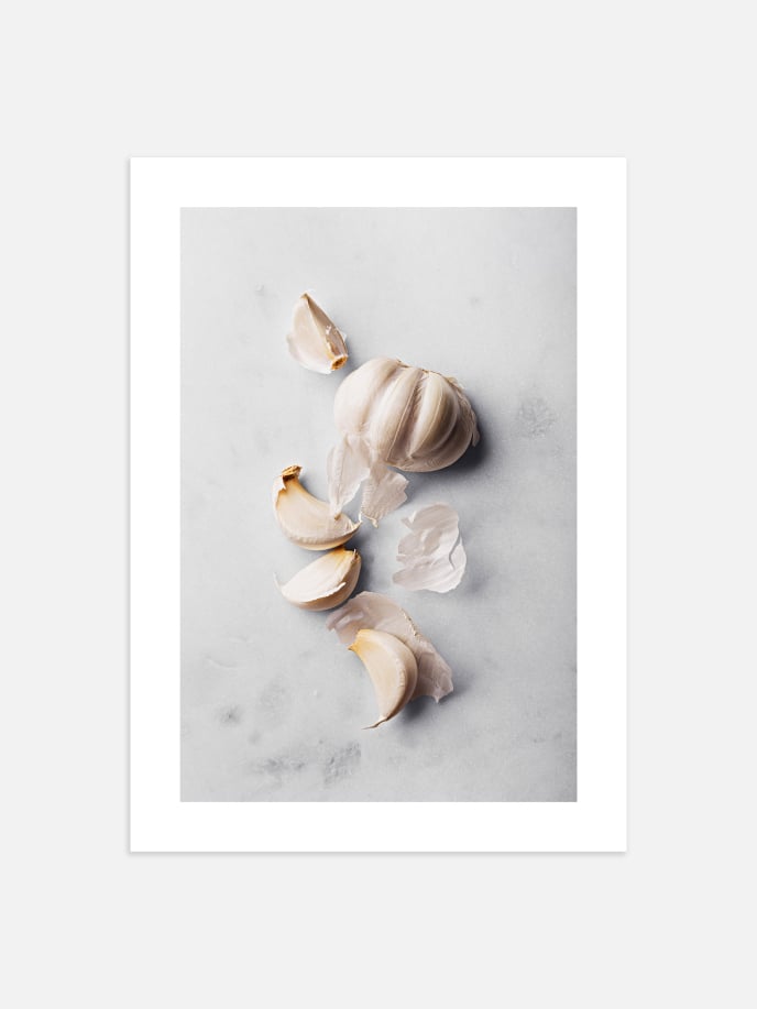 Garlic Cloves Poster