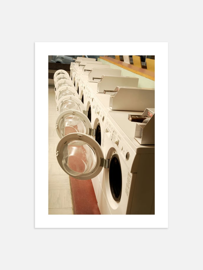 Row of Dryers Poster