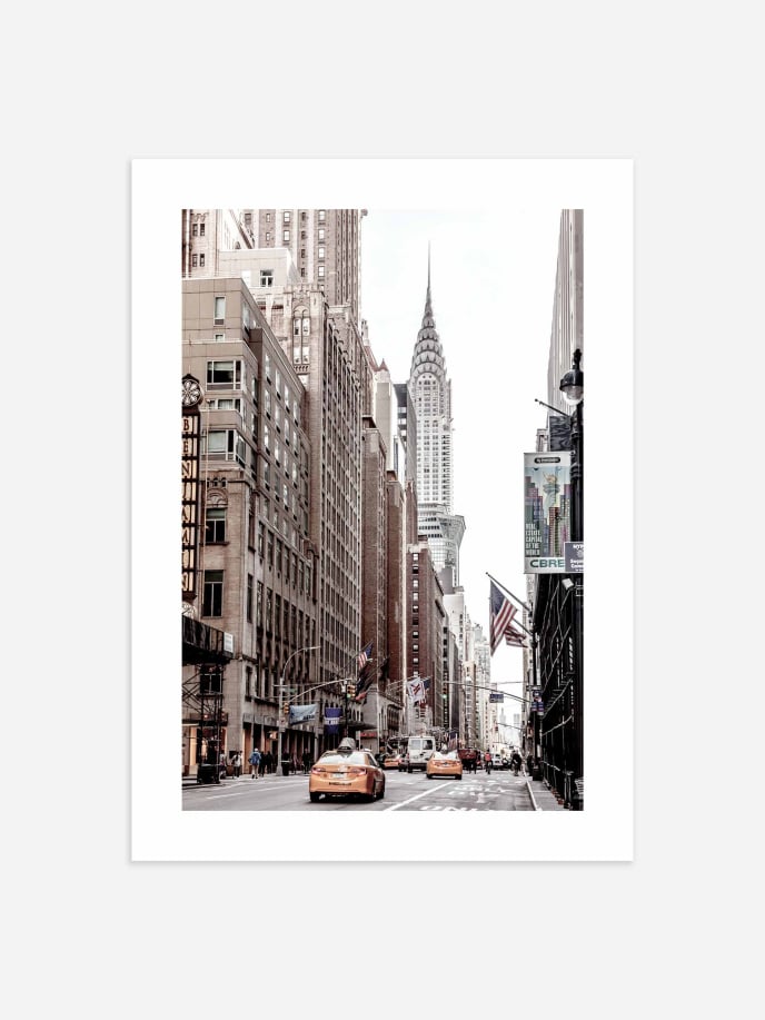 Streets of Manhattan Poster