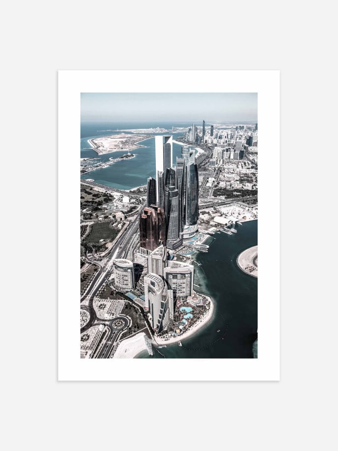 Downtown Abu Dhabi Poster