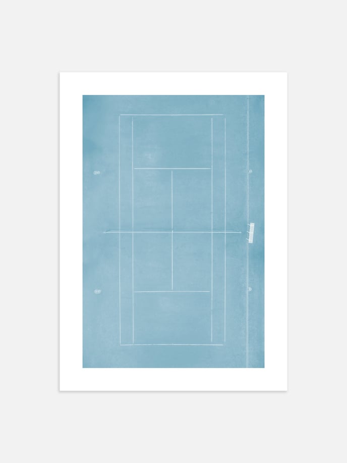 Tennis Court Poster