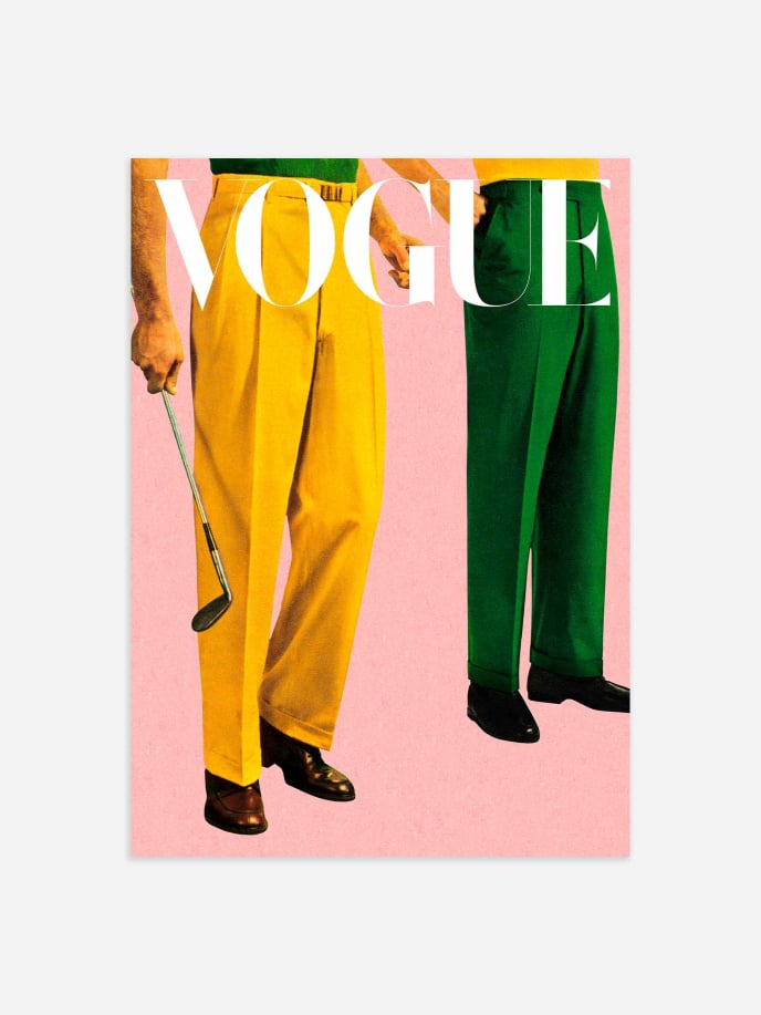 Vogue Golf Issue Poster