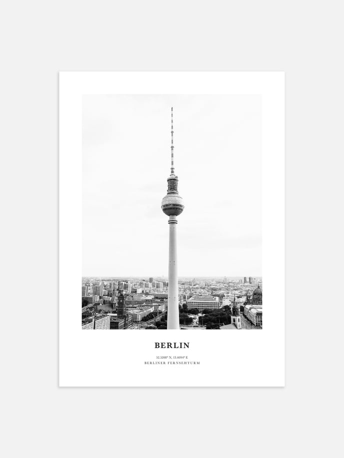 Berliner Fernsehturm Plakat