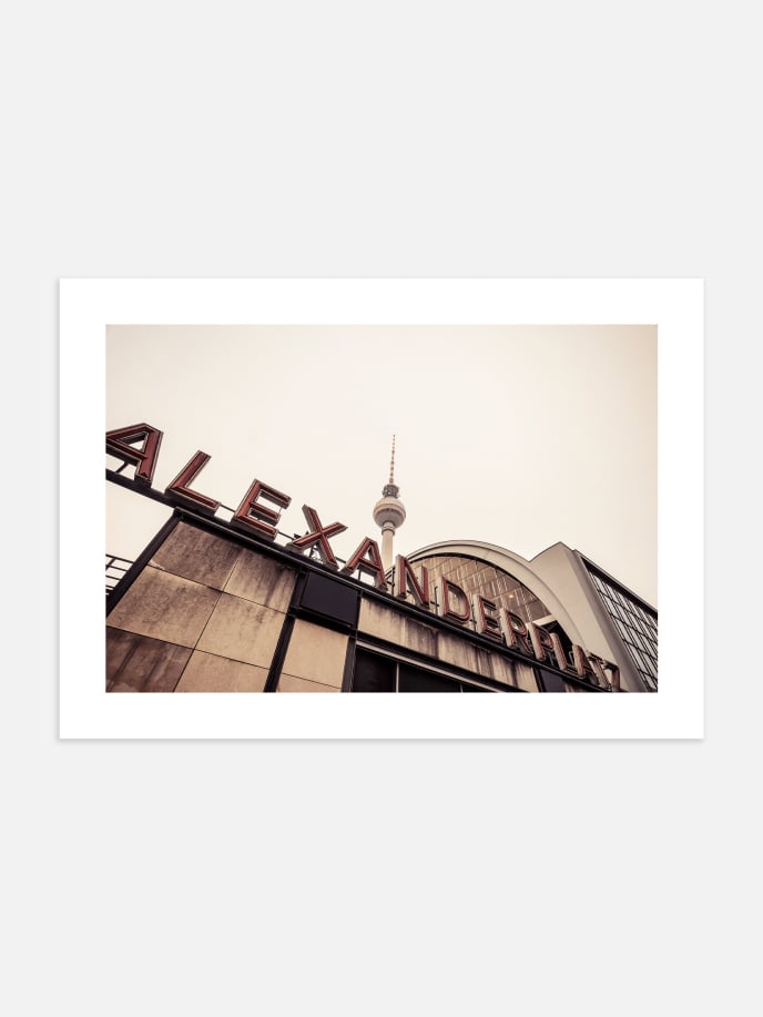 Alexanderplatz Berlin Poster