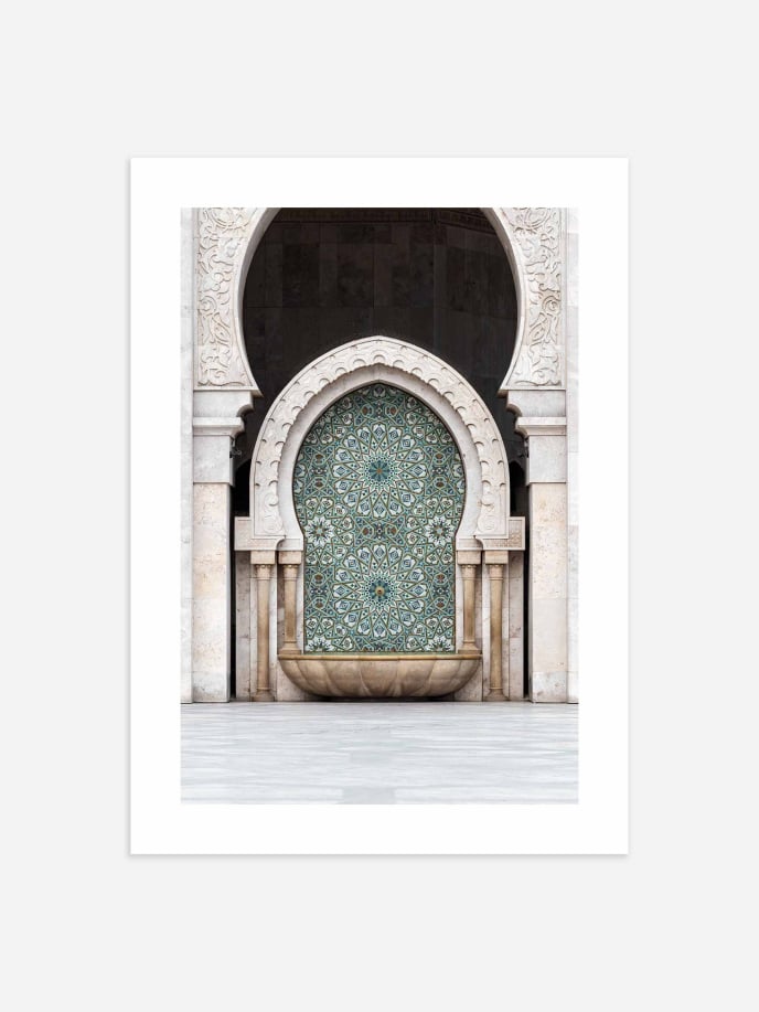 Marocco Fountain Poster