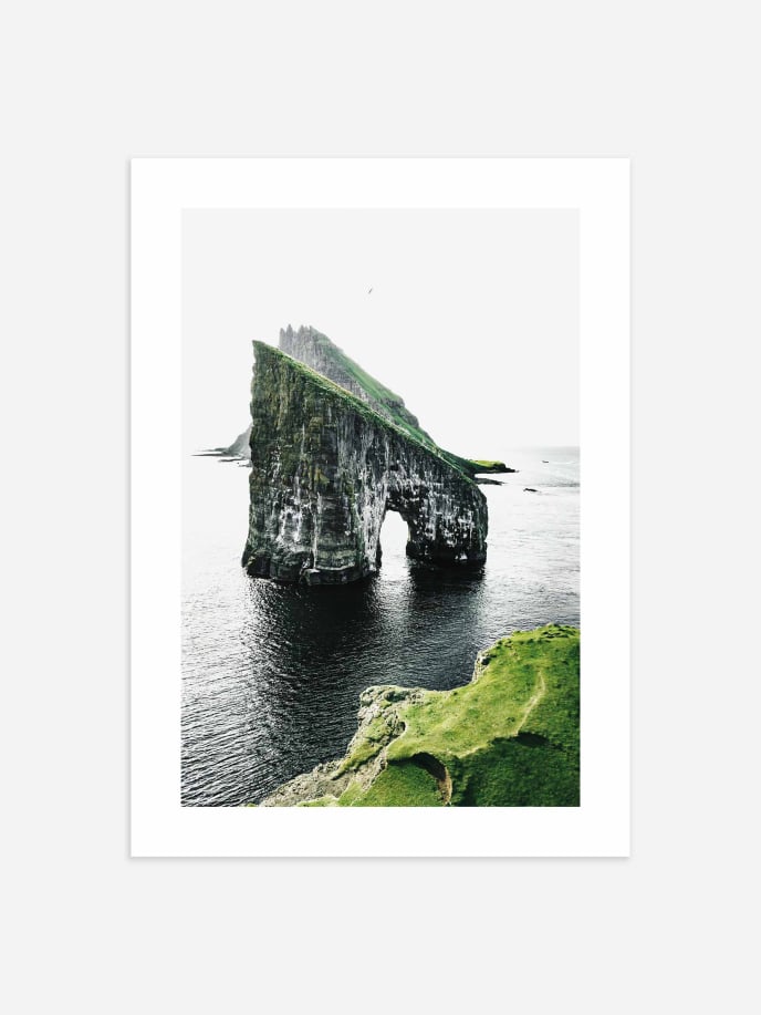 Faroe Cliff Plakat