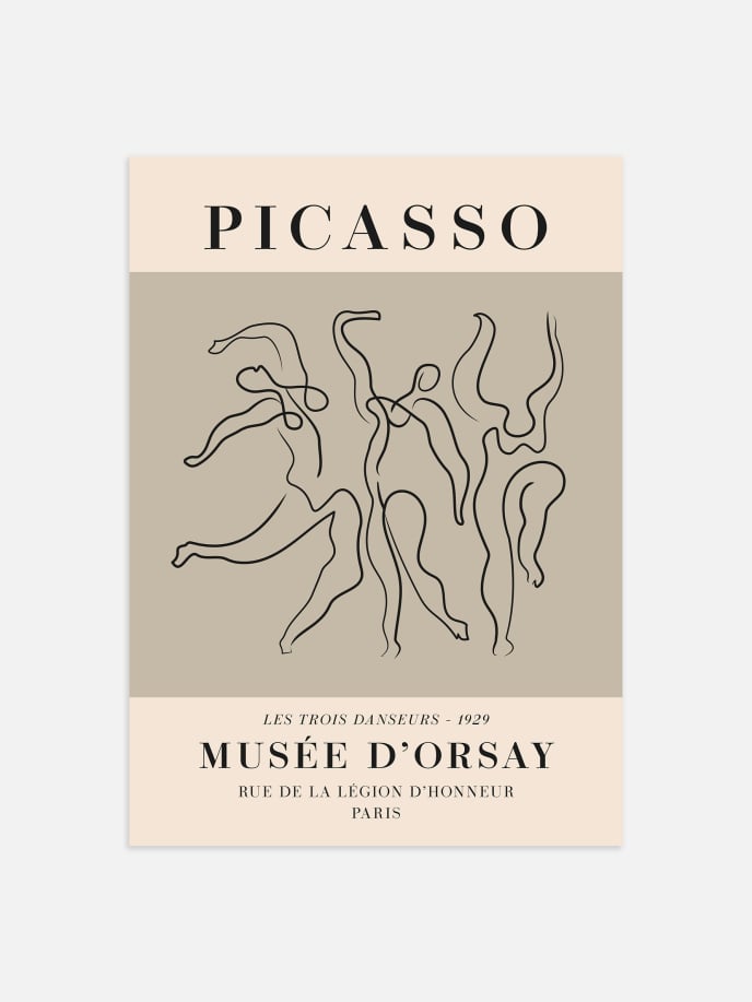 Picasso Three Dancers Juliste