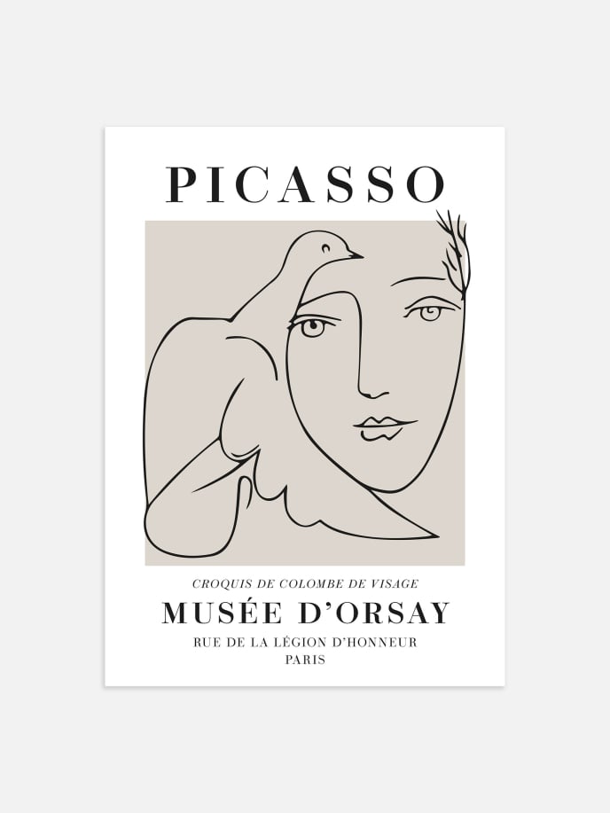 Picasso Croquis Plakat