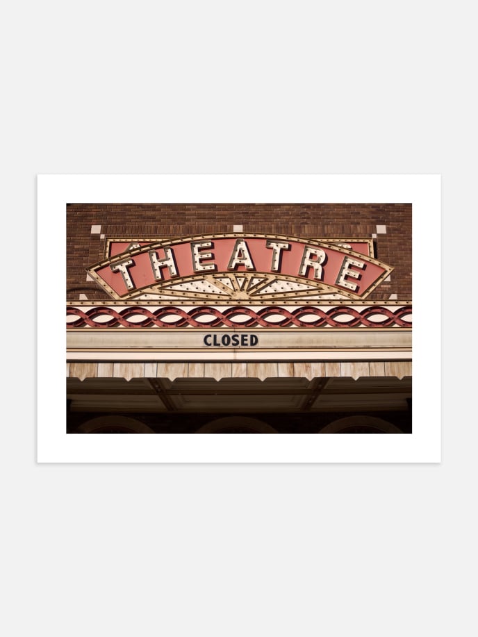 The Theatre Plakat