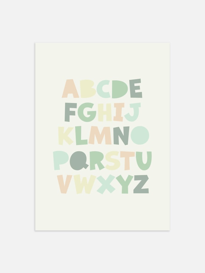 My First Alphabet Poster
