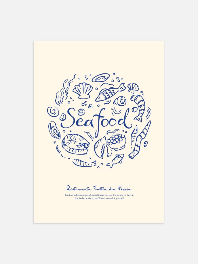 Seafood Restaurant Poster