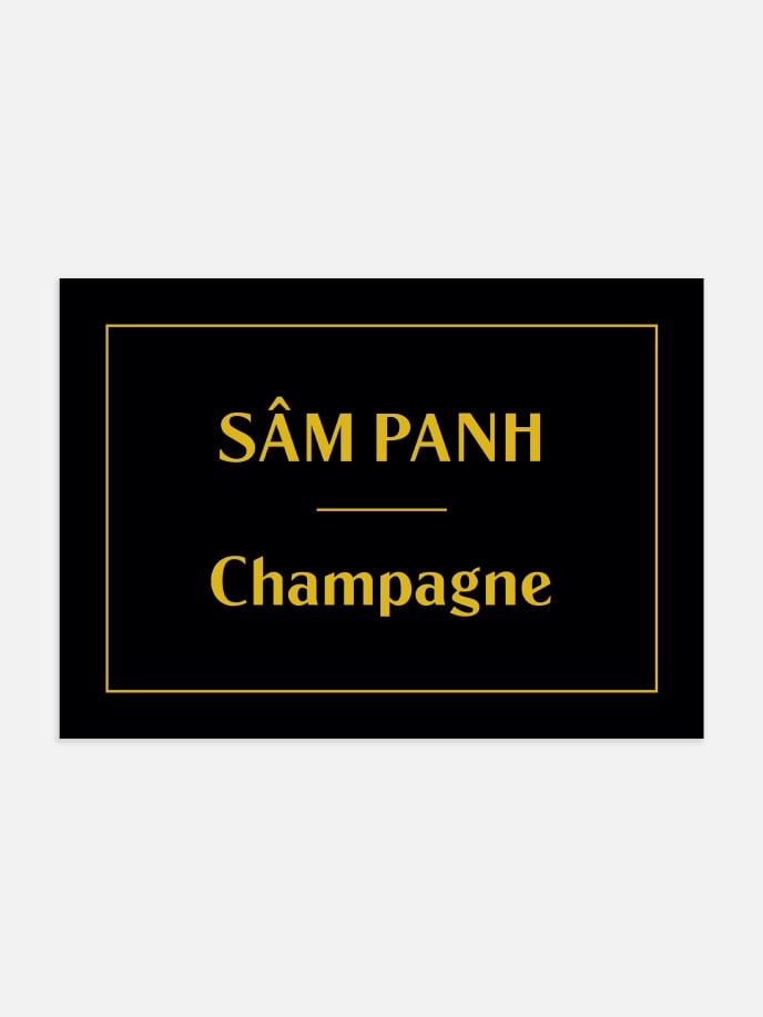Hanoi Champagne Poster