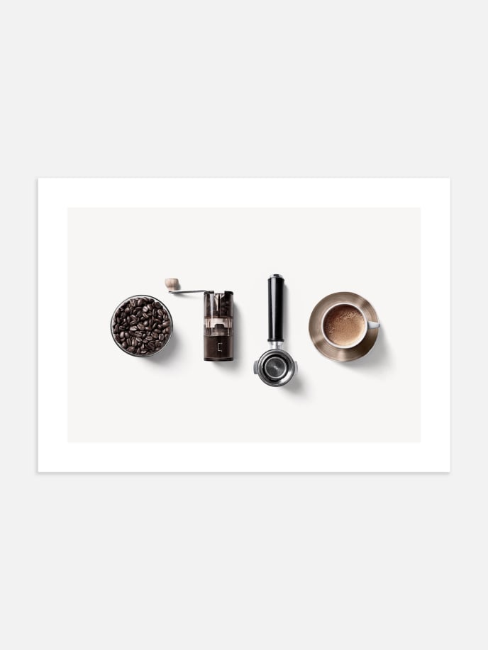 Espresso Coffee Collection Poster