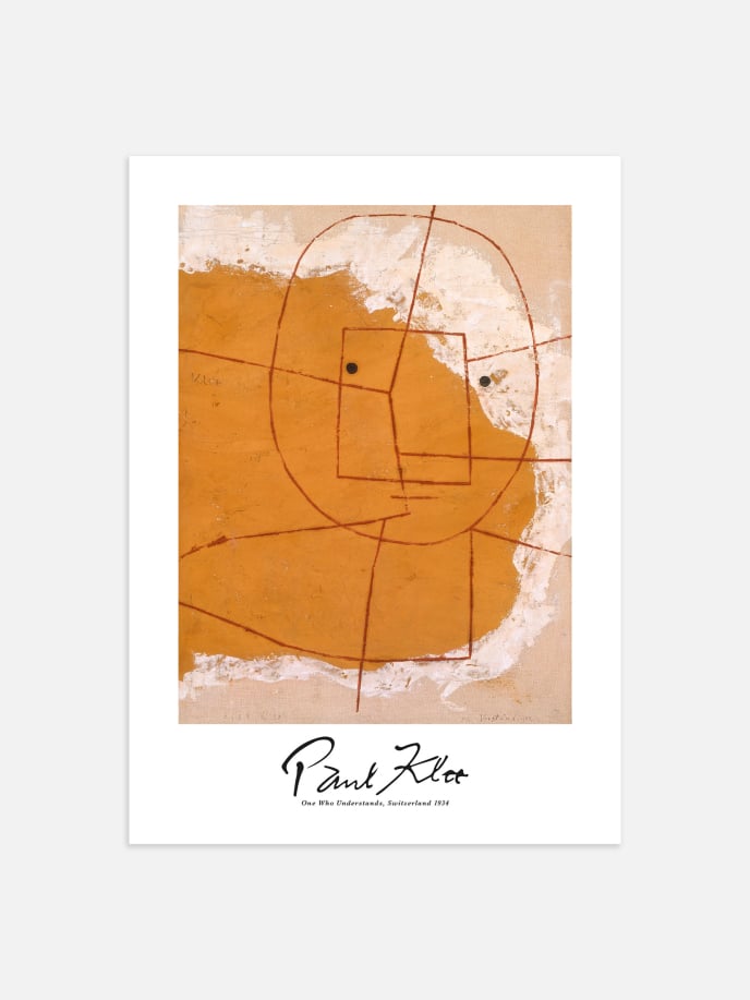 One Who Understands by Paul Klee Póster