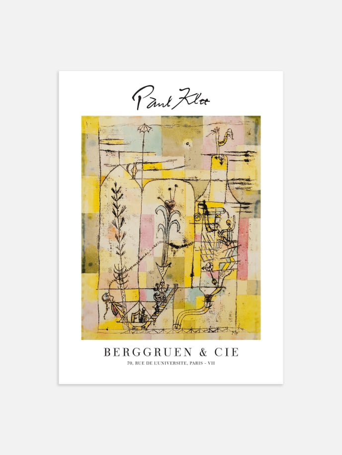 Tale à la Hoffmann by Paul Klee Plakat