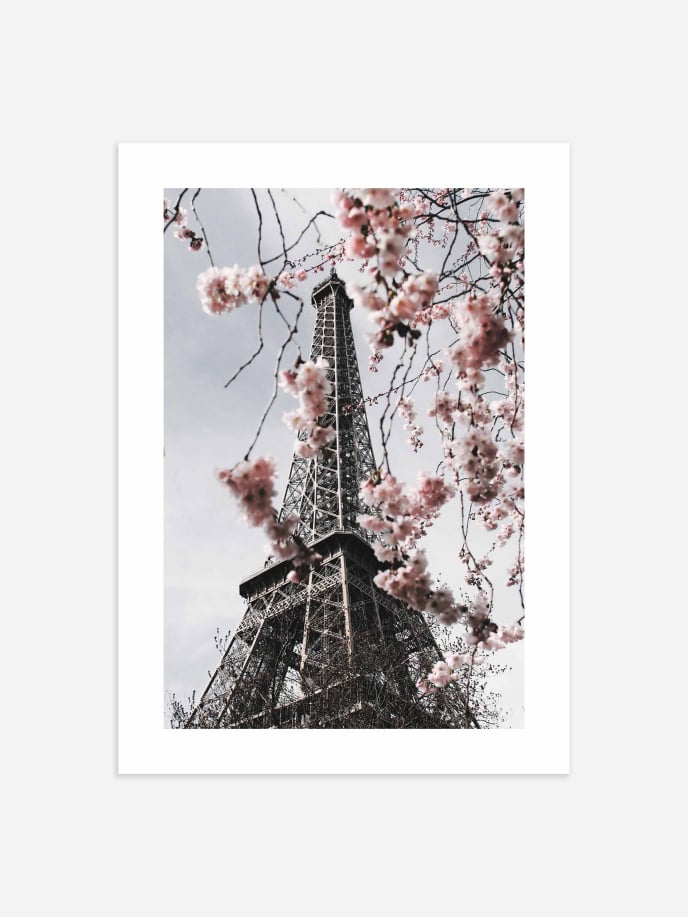 Eiffel Tower in Bloom Poster