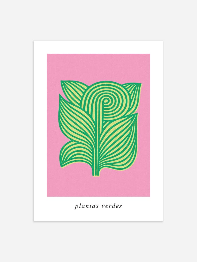 Plantas Verdes Poster