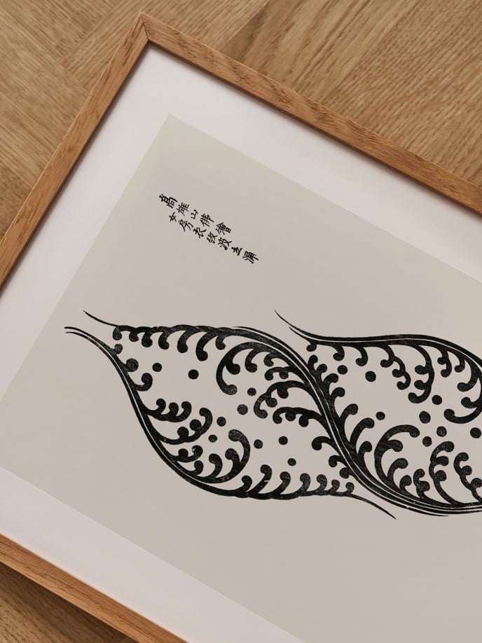 Woodblock Print Pattern by Taguchi Tomoki Poster