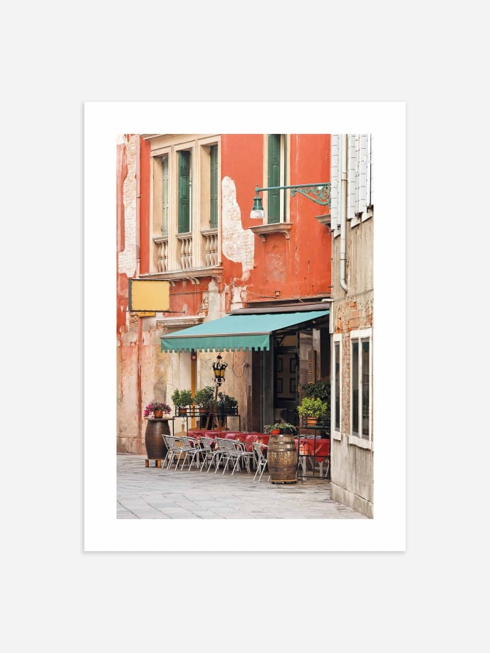 Restaurant in Venice Poster