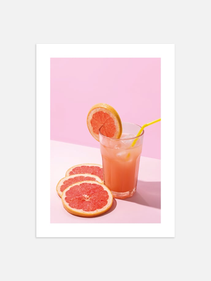 Grapefruit Juice Poster