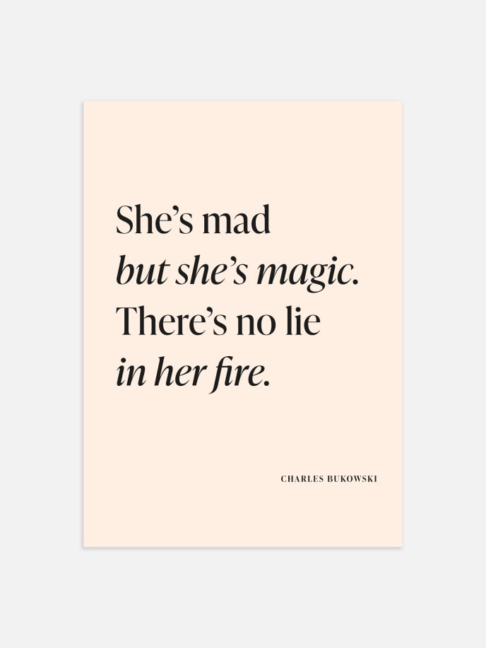 She’s Mad but She’s Magic Poster