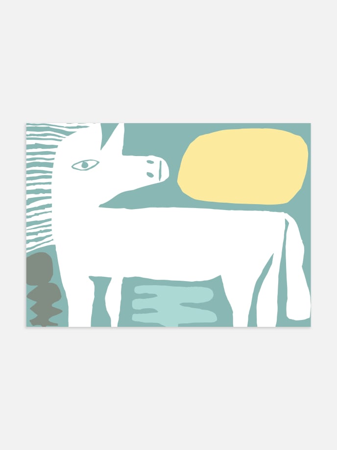 Horse In Sunlight Poster
