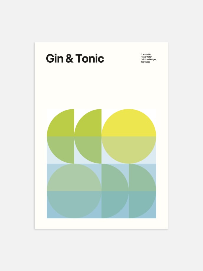 Gin & Tonic Plakat